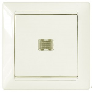 Bylectrica СТИЛЬ выкл. 1 кл. СУ инд. беж., (С110-813 беж.)