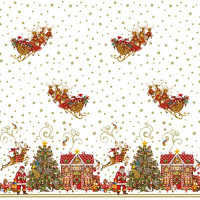 Клеенка 140*20 ДЕКОРАМА НГ 23С Новый год ТУРЦИЯ