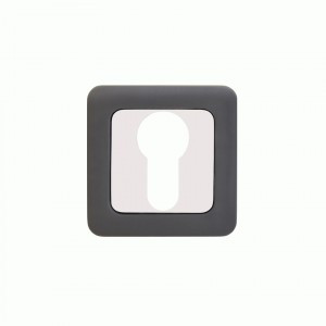 Накладка для ц/м АЛЛЮР АРТ ET-S1 MBN/CP(4242) квадратное основание графит/хром (100,10) (компл)