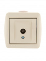 Lezard Ната роз. TV ОУ 1 мест. крем. (RG6, оконечн.) (корпус PC) 710-0300-130