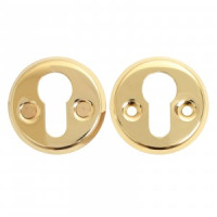 Накладка под цилиндровый механизм замка АЛЛЮР 016PZ-50 PB золото для финских дверей (200,20)