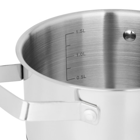 SATOSHI Шато Кастрюля 16х9,5см. 1,8л. со стекл. крышкой, индукция