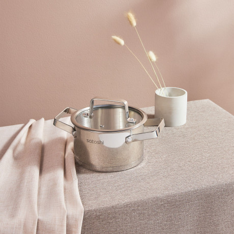 SATOSHI Шато Кастрюля 16х9,5см. 1,8л. со стекл. крышкой, индукция