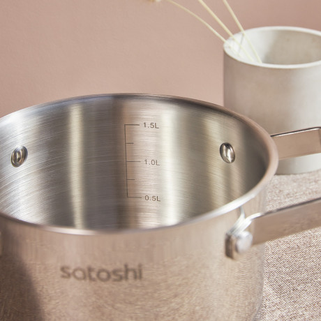 SATOSHI Шато Кастрюля 16х9,5см. 1,8л. со стекл. крышкой, индукция