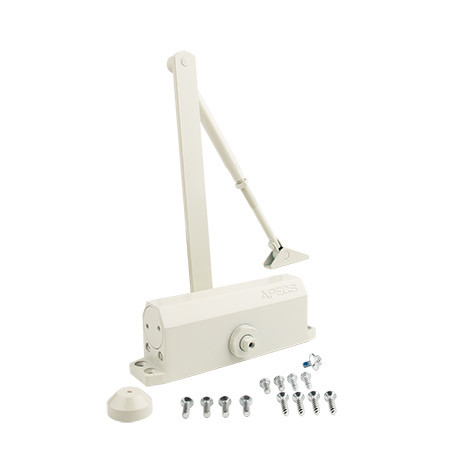 Доводчик дверной Apecs DC-20.4/100-W белый, без фиксации (замена DC-24/60-80-W) (t= -30°C) \10