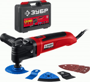 ЗУБР реноватор 400Вт, кейс, набор насадок OIS, МФИ-400 КН