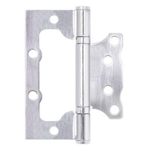 СТАНДАРТ 100х75х2,5мм 2BB SN мат.никель Петля накладная без врезки 1 шт (100,20)