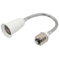 Ecola патрон-переходник гибкий с цоколя E27 на E27 300мм Белый A7L17WEAY (6!)