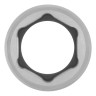 Головка торцевая, 14 мм, шестигранная, CrV, под квадрат 1/2 Stels