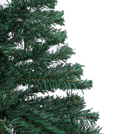 Ель 240 см, 1000 веток, ПВХ, зеленая, 26-11