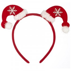 Ободок новогодний "Колпачки" CYM2210168 (12шт!) Волшебная страна