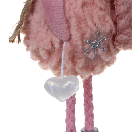 СНОУ БУМ Сувенир Девочка 5x5x15 см, полиэстер, коричневый, розовый, 2 вида