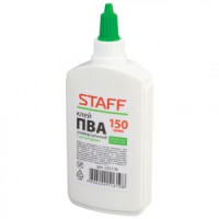 Клей ПВА STAFF, 150 г, с дозатором, 225176