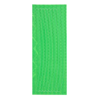 ЕРМАК Набор светоотражающих наклеек, 8 штук, 21*0,9 см, зеленый