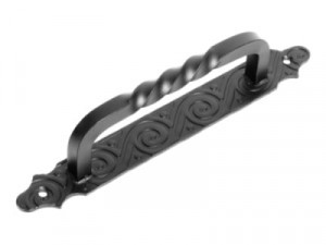 Домарт РС-215 черная кованая серия Ярославль Ручка-скоба (10)