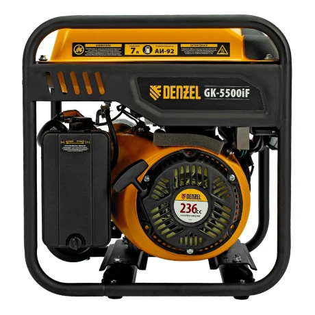 Генератор инверторный GK-5500iF, 5,5 кВт, 230 В, ручной старт DENZEL