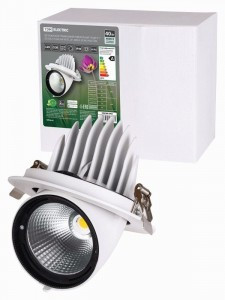TDM св-к св/д встр.поворот."Акцент-1" LED DSL-01-040-NW 40 Вт, 24°,4000 К, 90 Ra, IP40 SQ0369-0405