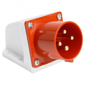 STEKKER силовая вилка CEE стационарная ST-524 32А 3P+PE 380В IP44 PPG32-524-44 49448