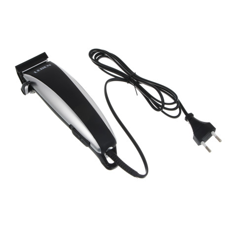 LEBEN Машинка для стрижки волос, 4 насадки: 3/6/9/12мм, питание 220В