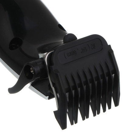 LEBEN Машинка для стрижки волос, 4 насадки: 3/6/9/12мм, питание 220В