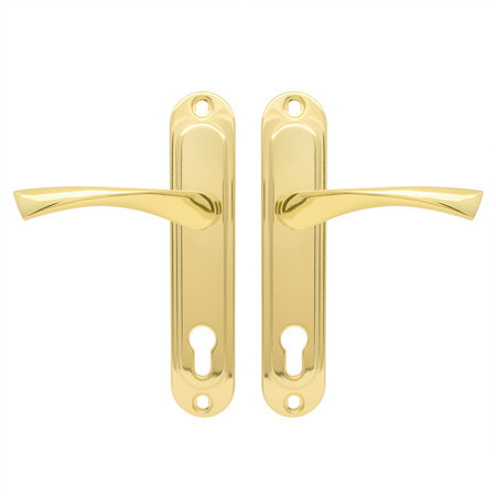 Ручки на планке AVERS HP-85.0123-G (золото, под цилиндр, межос-85мм)   \24