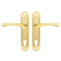 Ручки на планке AVERS HP-85.0123-G (золото, под цилиндр, межос-85мм)   \24