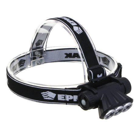 ЕРМАК Фонарь налобный, 3 LED, 1200мАч, 3 режима, 8,3х3,8х5,4см, USB кабель, пластик