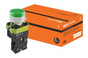 TDM BW3361 кнопка управления с подсветкой зелен. 1з (10!) SQ0704-0054
