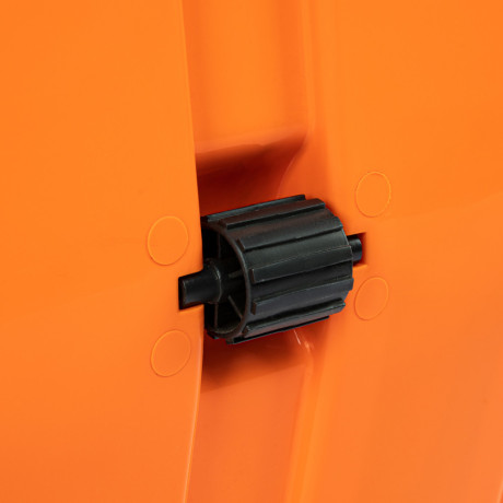 Движок для уборки снега пластиковый, 795х435х1280 мм, стальная рукоятка, усиленный Сибртех