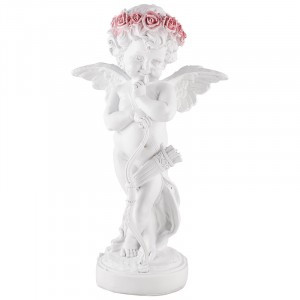 Фигурка садовая "Ангел с луком и стрелами" Н-43см