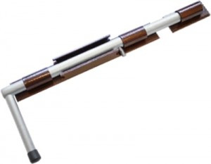 Засов Домарт ДОБРЫНЯ  600мм мод.2 медь антик d-20мм5)