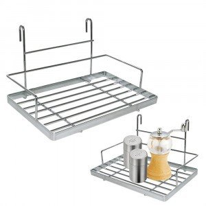 Полка на рейлинг, навесная, 24,5*15,5см (кратность 2шт!!!), сталь/хром проволока AN52-127 Мультидом