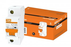 TDM Авт. выкл. ВА47-100 1P 125А 10кА  х-ка С SQ0207-0089