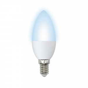 Volpe NORMA свеча E14 7W(600lm) 4000K 4K матовая 37x100 LED-C37-7W/NW/E14/FR/NR