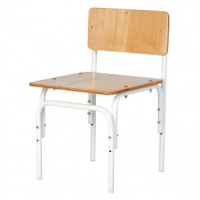 Стульчик детский растущий Фея Мой малыш, 0-1 гр., натуральный-белый (мест 1)