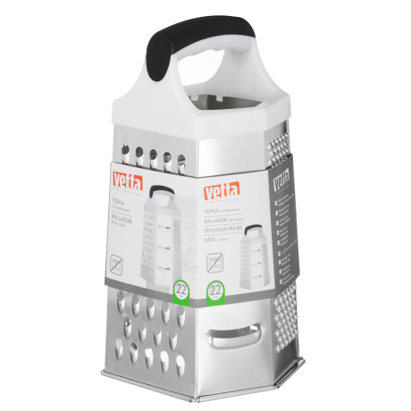 VETTA Терка 6-и сторонняя 22см, жесть