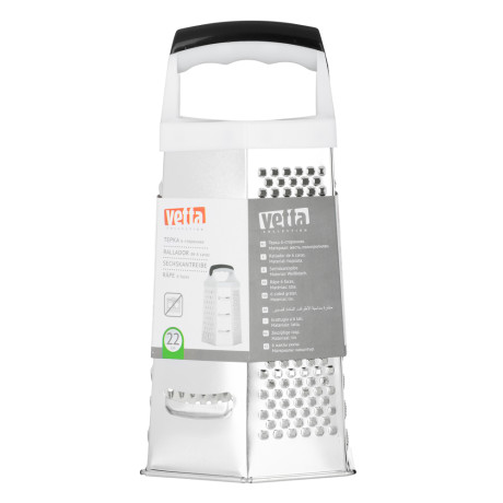 VETTA Терка 6-и сторонняя 22см, жесть