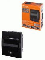 TDM бокс (корпус) пластик. ЩРВ-П- 6 мод. встраиваемый, Антрацит IP41 SQ0902-1001