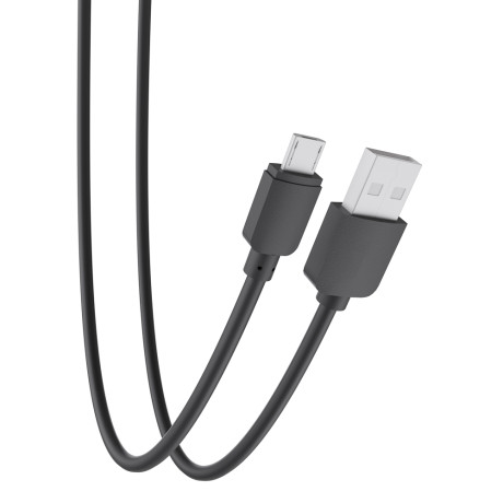 Первая цена Кабель для зарядки Эконом Micro USB, 0,8м, 1A, прорезиненный