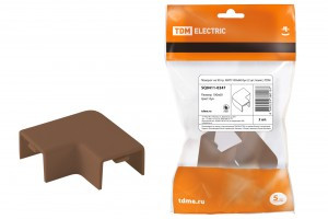 TDM Поворот на 90 гр. КМП 100x60 бук (2 шт./комп.) (20!) SQ0411-0347