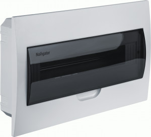 Navigator бокс (корпус) пластик ЩРВ-П-18 мод. встраиваемый IP41 NSS-DBI-18-WH 93807