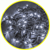 Гирлянда-нить 100LED бел. 6,5м., 8реж., зел.пвх IP20 NGF-S01-100CW-5-6.5m Navigator 61805