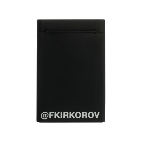 BY Ф.Киркоров Чехол для сигаретной пачки KING, силиконовый, чёрный