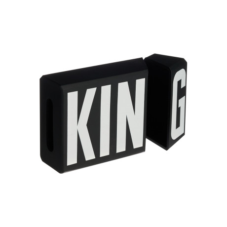 BY Ф.Киркоров Чехол для сигаретной пачки KING, силиконовый, чёрный