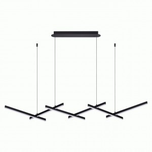 ODEON LIGHT 3890/85L ODL20 34  черный/металл Подвесной св-к LED 4000K 85W 220V RUDY