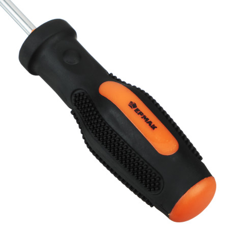 ЕРМАК Отвертка с противоскользящей ручкой PH1 5х100мм (+), CrV