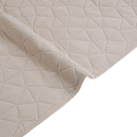 PROVANCE Хейзел Покрывало с эффектом вареного хлопка 220х240см, 100% полиэстер, бежевый