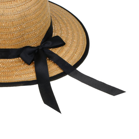 GALANTE Шляпка женская с контрастной окантовкой, р-р 56, 100% целлюлоза, 3 цвета