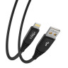 FORZA Кабель для зарядки Атлас iP, 1,5м, 1.5А, 7,5W, тканевый, 3 цвета