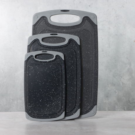 SATOSHI Марсель Набор досок разделочных 3шт 40х24х0,7см, 33х20х0,7см, 25х15х0,7см, пластик